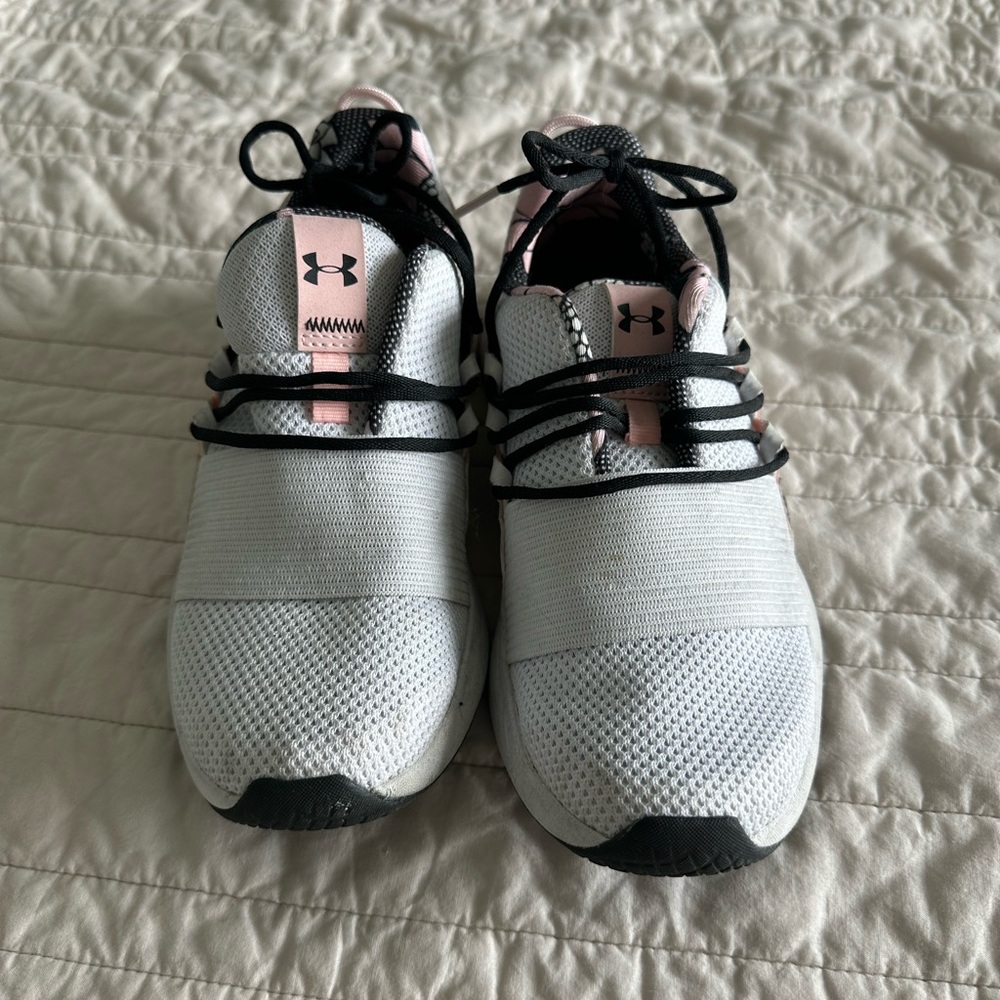 Under Armour Gray and Pink Sneakers Modern Design